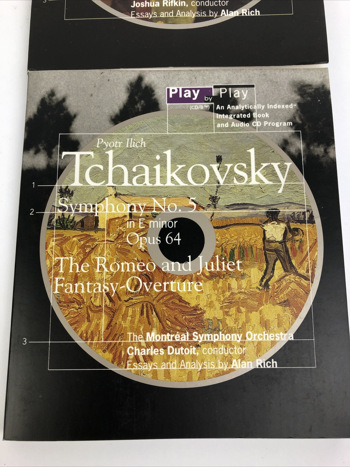 Bach Tchaikovsky (Play by Play S.) by Rich, Alan CD-Audio Book lot of 2 LOOK #9