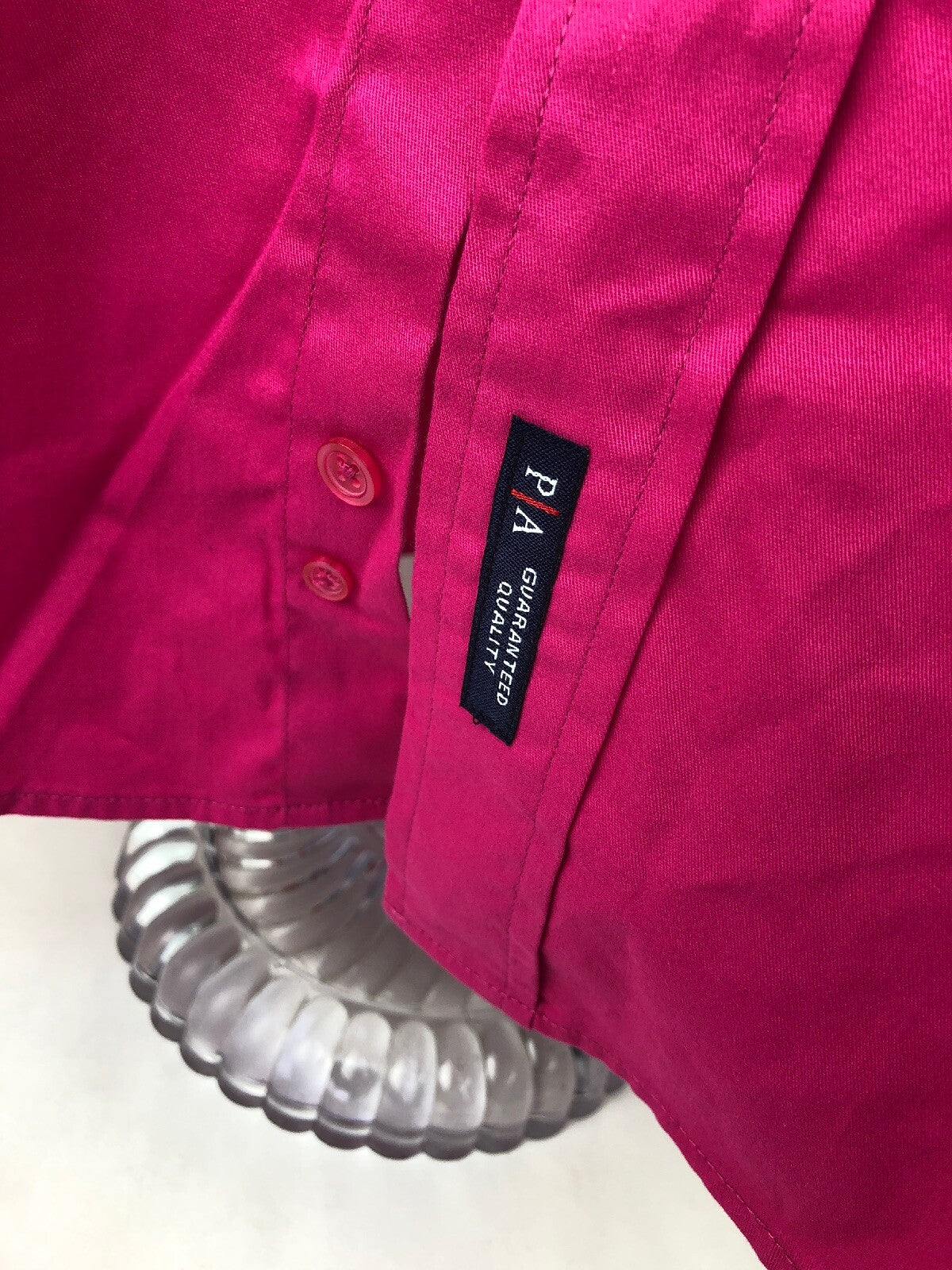 New USMC Rare United States Marine Corps Pink Button Up SS Womens Size Small S