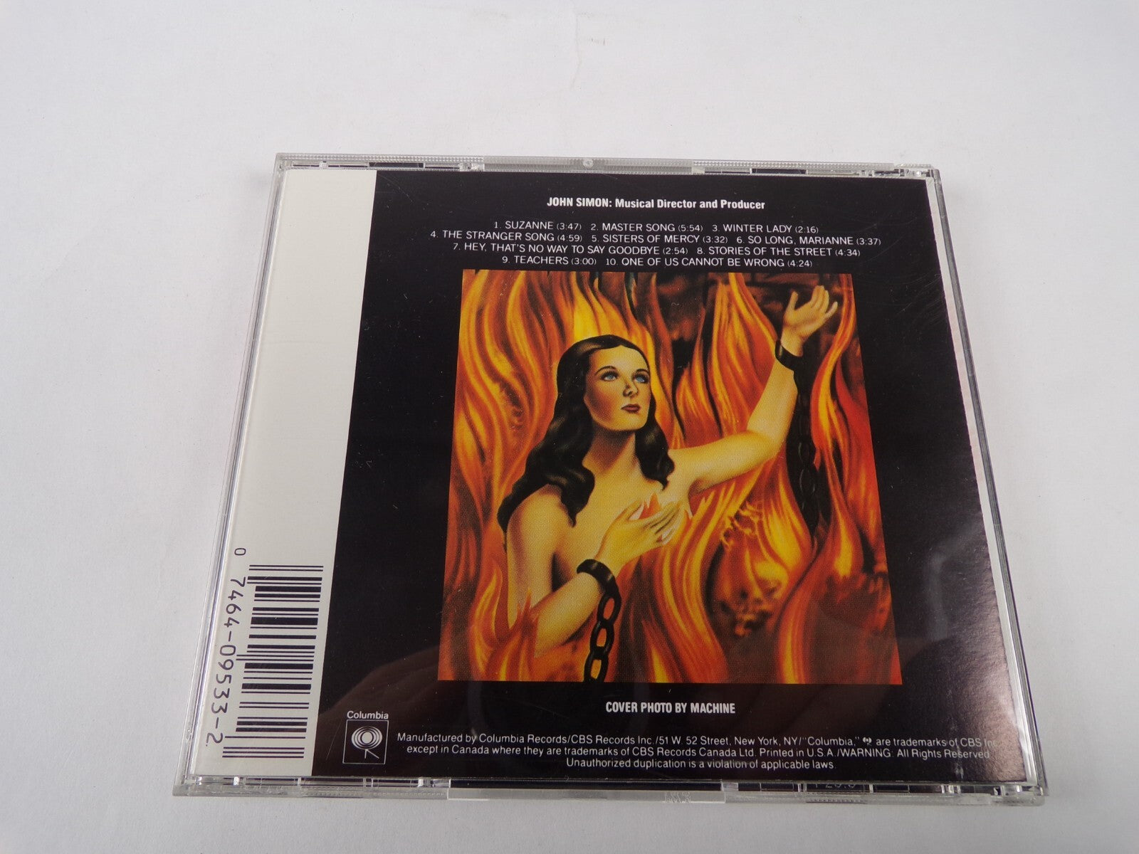 Leohard Conhen Suzanne Master Song Winter LadY The Stranger Song CD#61