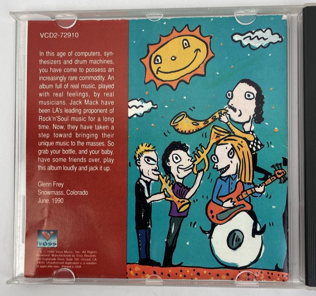 Jack Mack - Jack It Up - Digital Audio CD VOSS RECORDS 1990 - JK