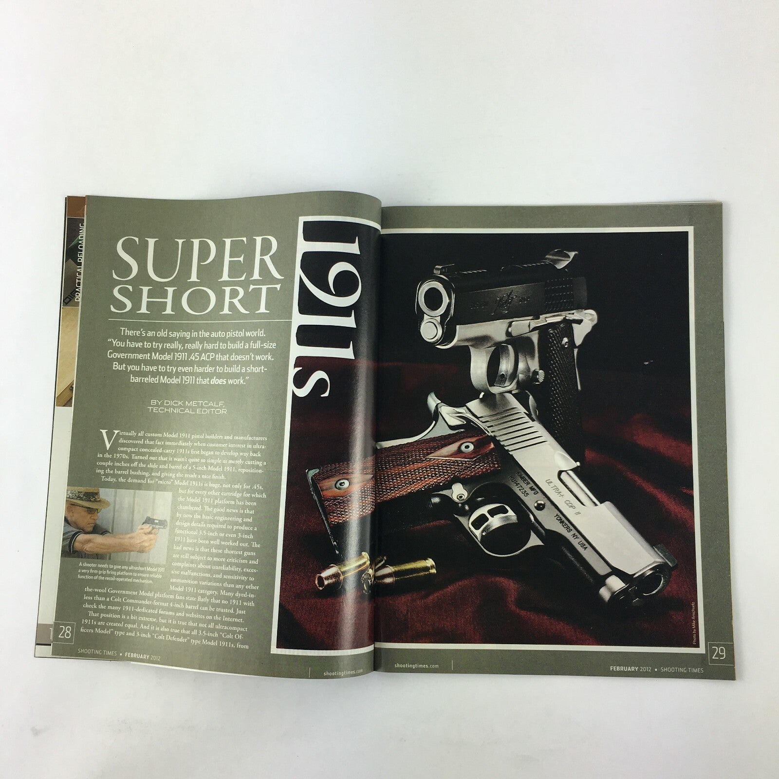 Shooting Times Magazine Short Barrel 1911s 15 Gun Shoot Out .257 Roberts .40-Cal