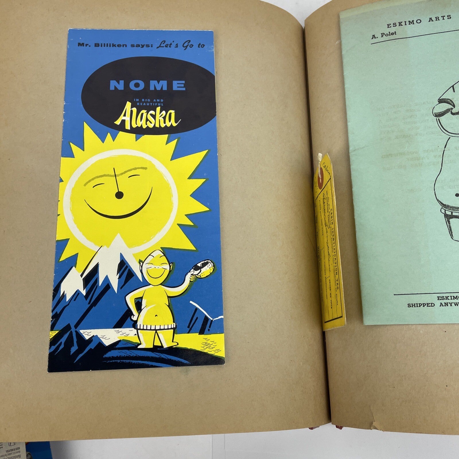 U.S.O. 1954/55 Scrapbook From " Operation Snowball " Alaska U.S.O Christmas Show