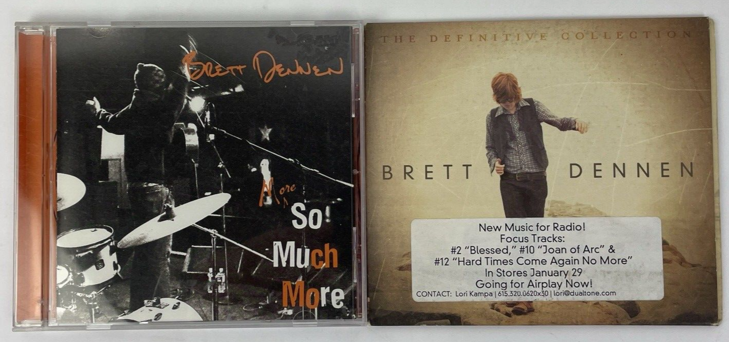 2 x Brett Dennen Digital Audio CD The Definitive Collection - More So Much More