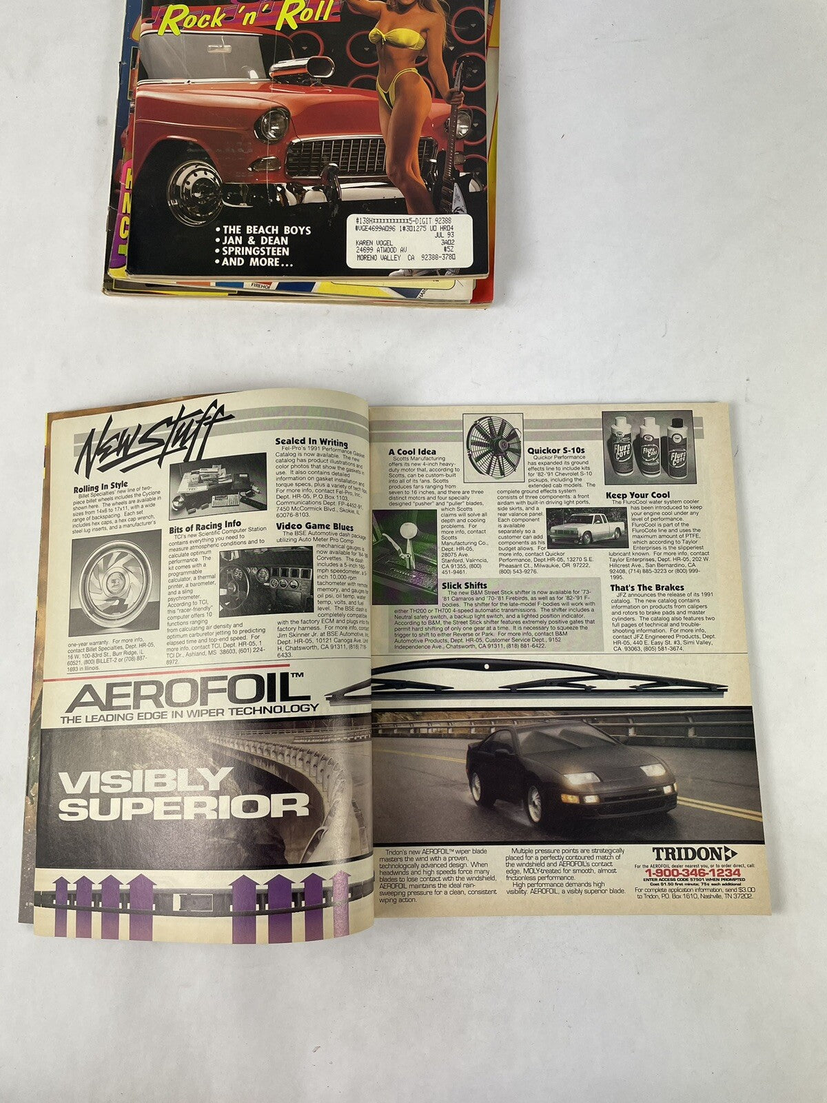 Lot of 12: VINTAGE HOT ROD MAGAZINES Complete Full Set 12 issues Jan to Dec 1991