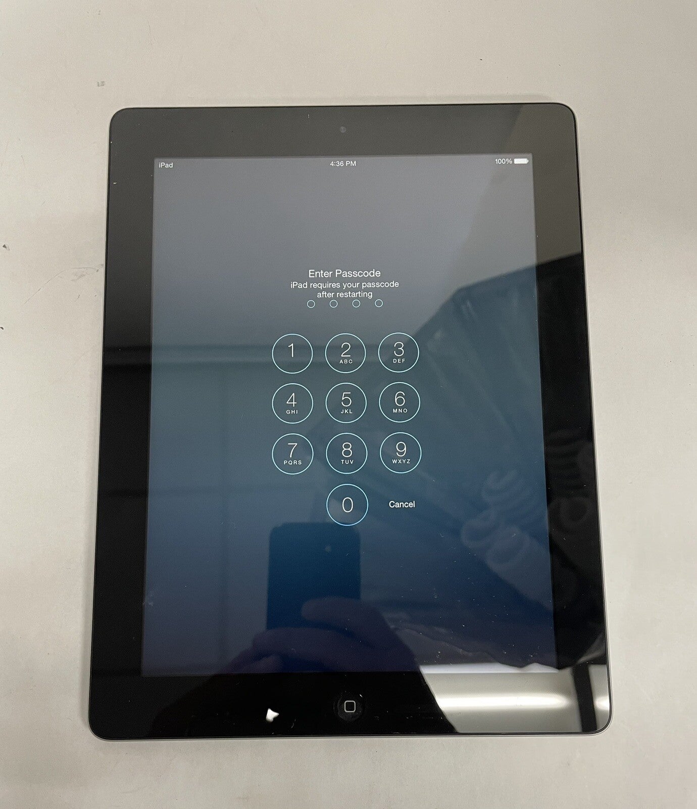 AS IS LOCKED - Apple iPad 3rd Gen. 16GB, Wi-Fi, 9.7in - Black