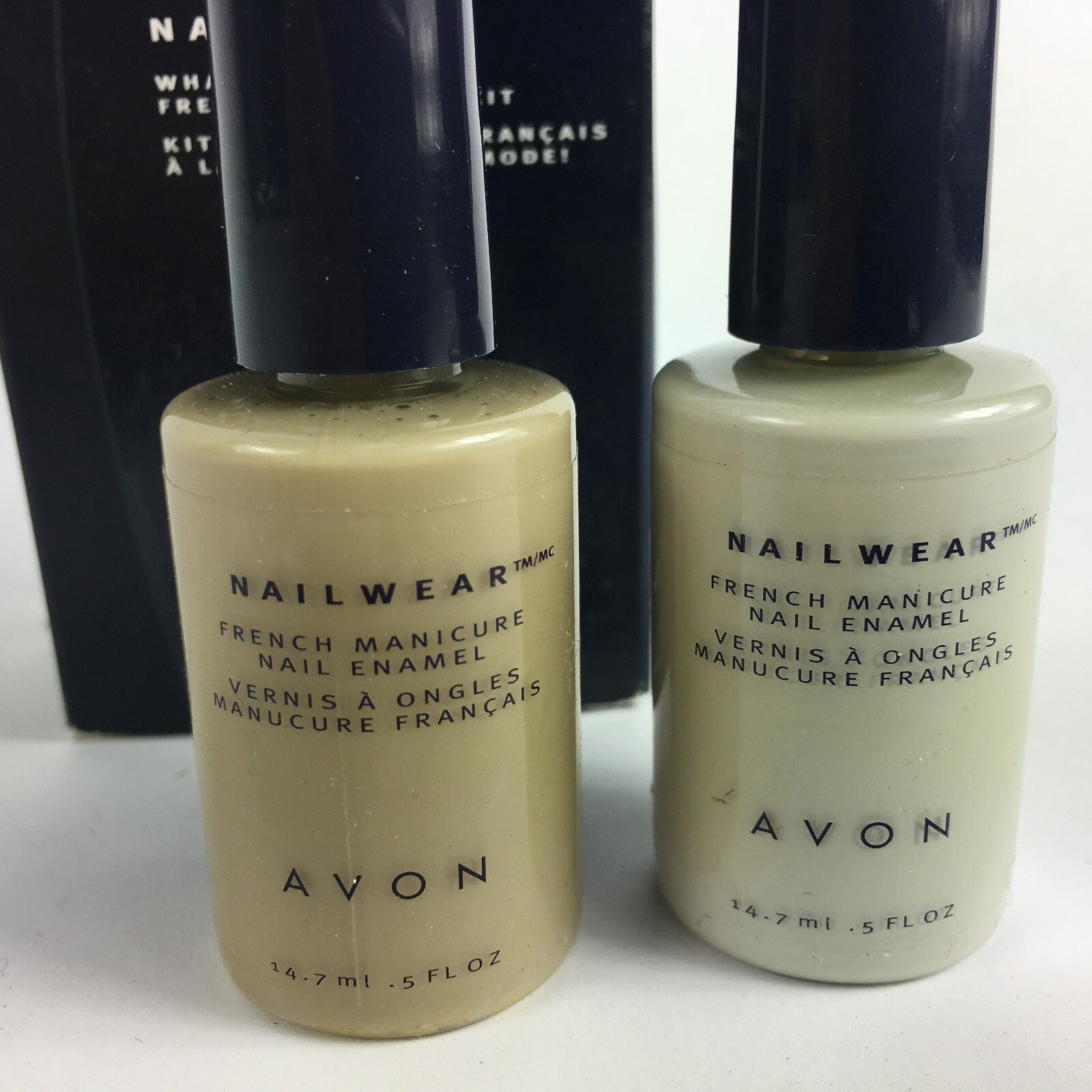 Avon Nailwear What Tip Are You ? French Manicure Kit Nail Enamel B2