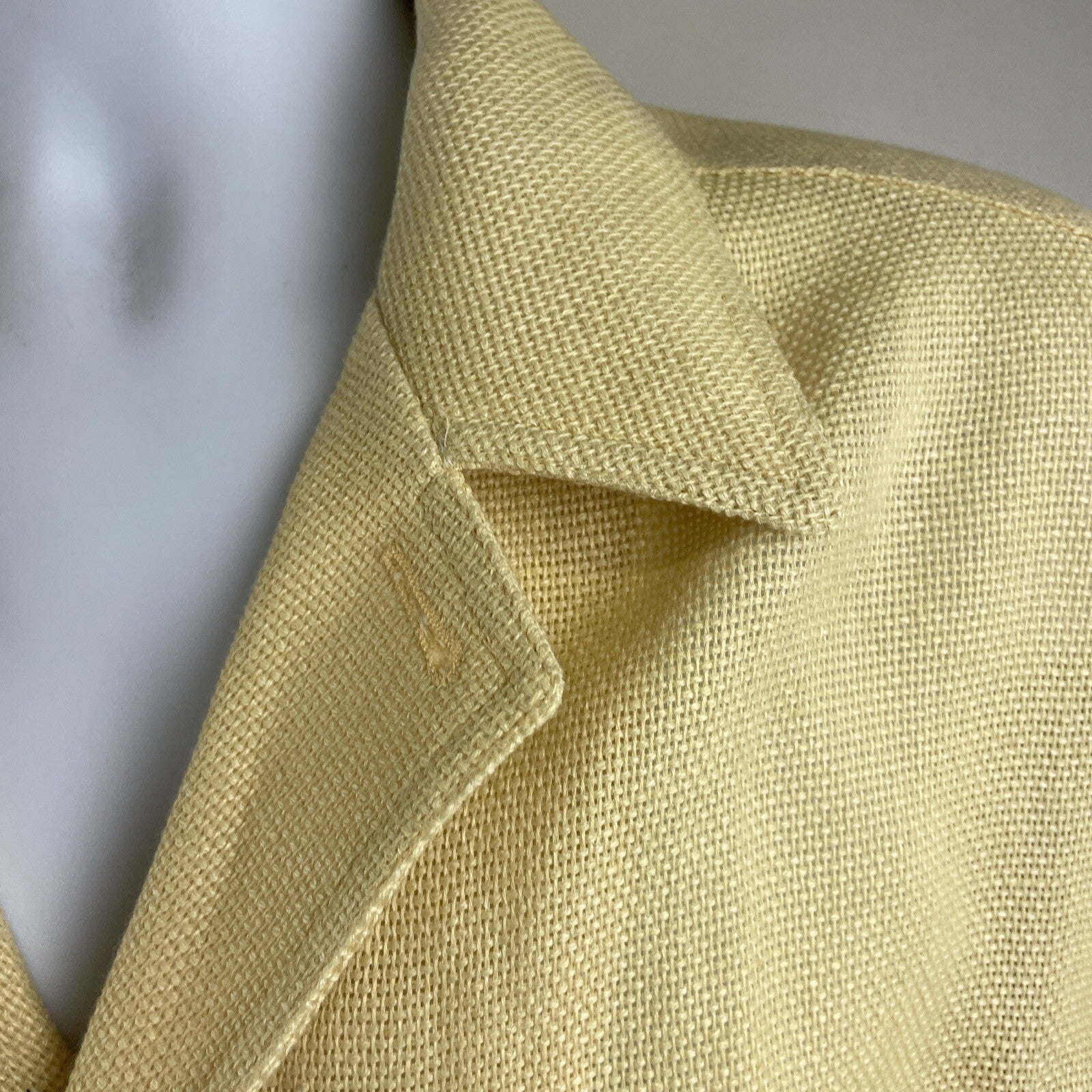 Rare NWT Agnona Men's New Wool stretch 2 Pocket 4 Button Creme Jacket Nordstrom