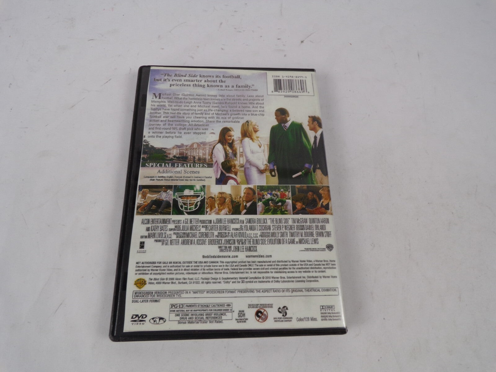Sandra Bullock The Blind Side Based On The Extraordinary True Story DVD Movies