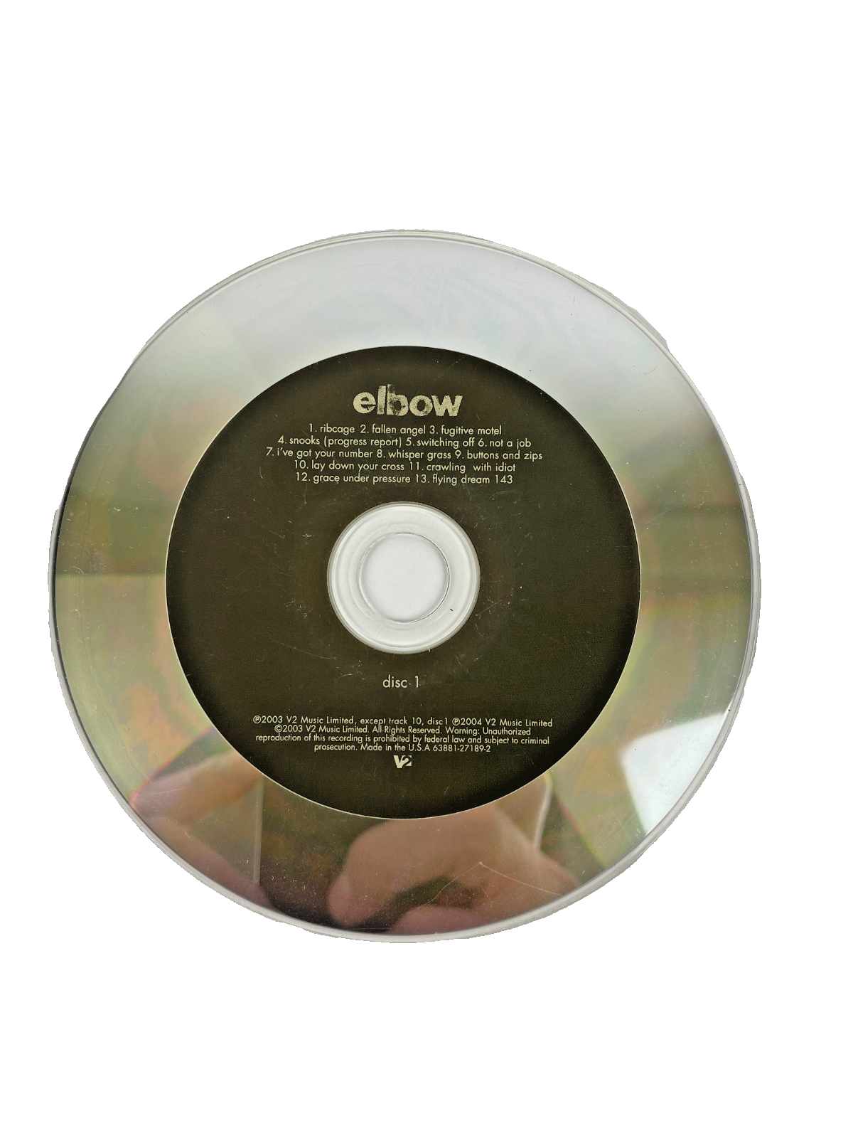 Elbow Digital Audio CD V2 Music Limited 2003