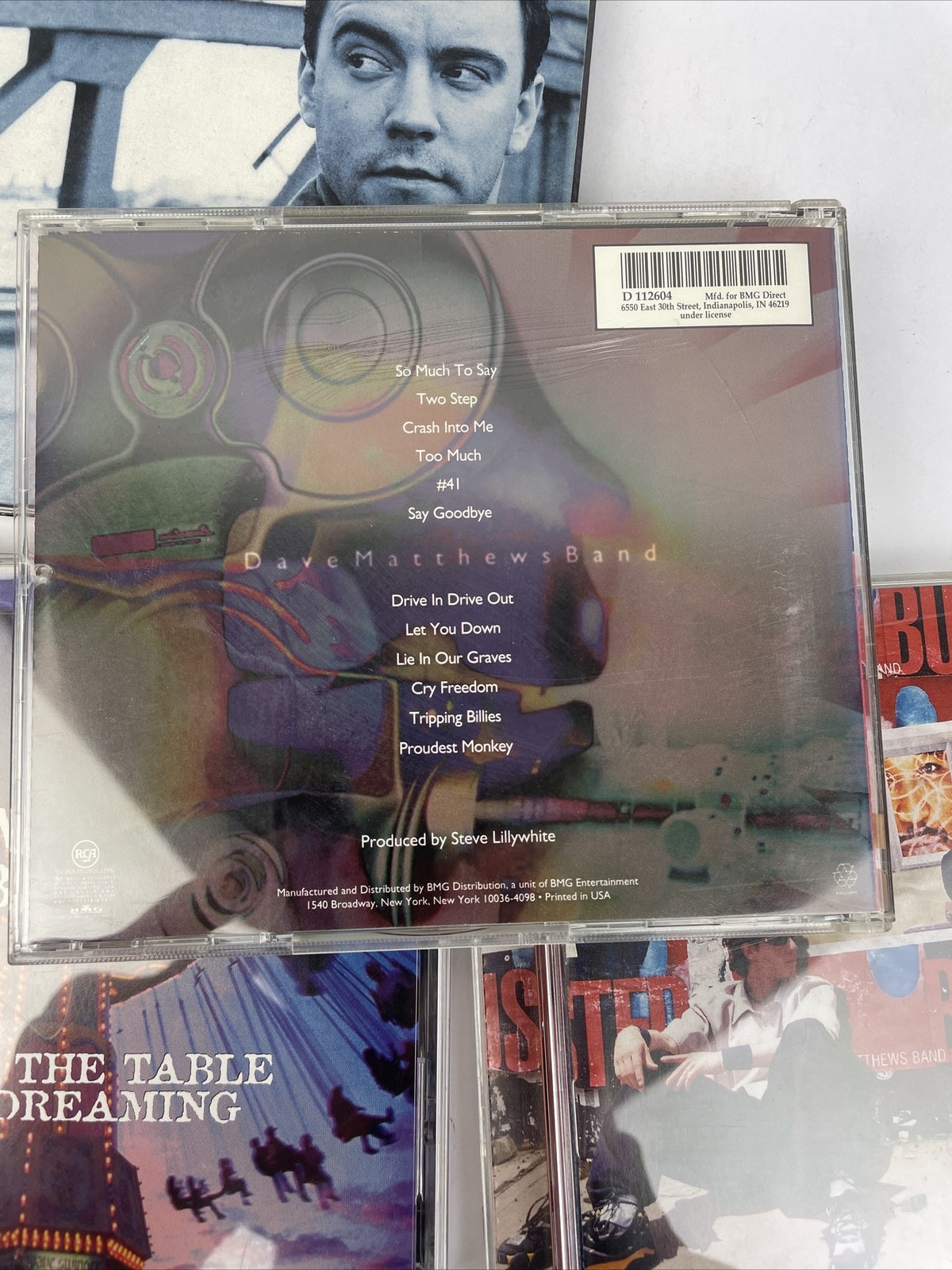 Dave Matthews (4) CD Lot - Crash - Busted Open - Some Devil - Under The Table