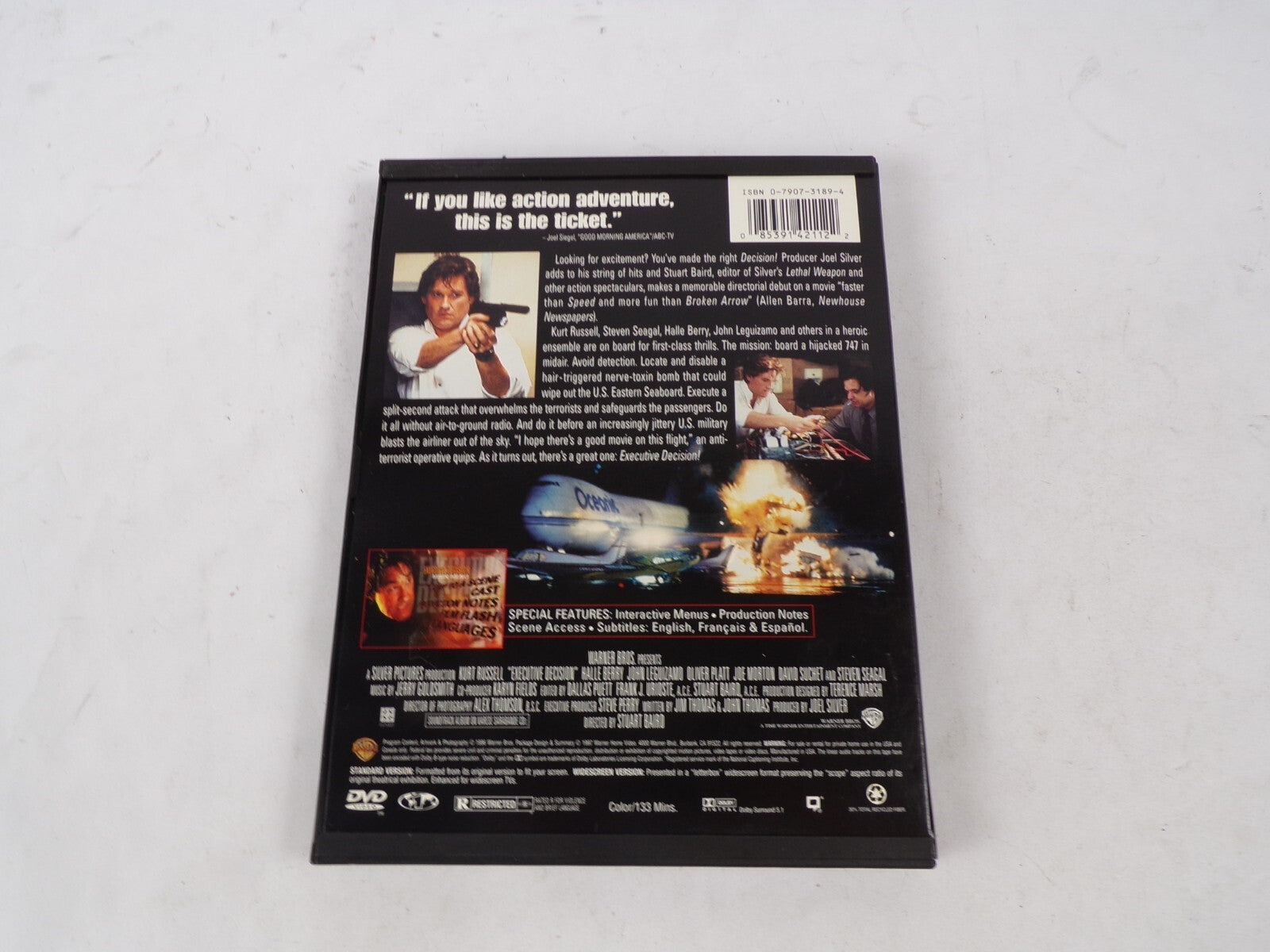 Kurt Russell Excutive Decision Five Miles Above The Earth, An Elite DVD Movies