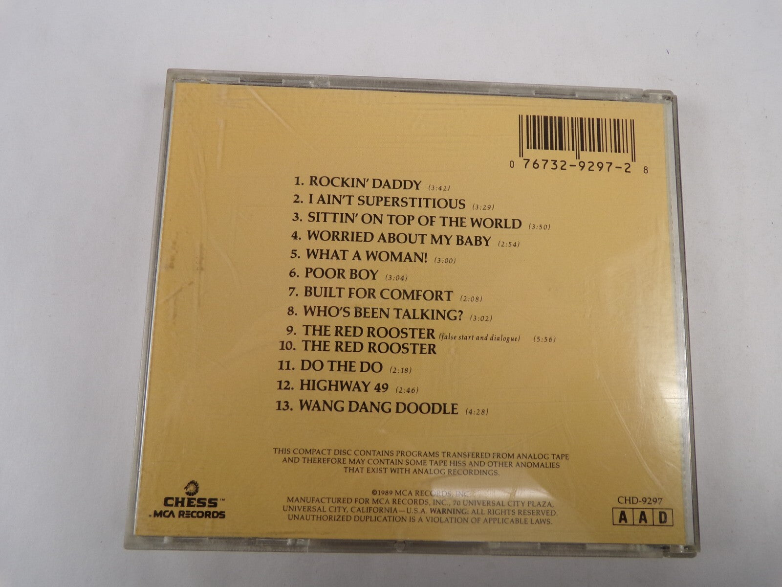 The London Howlin' Wolf Session Rockin Daddy Poor Boy Wang Dangoodle CD#59