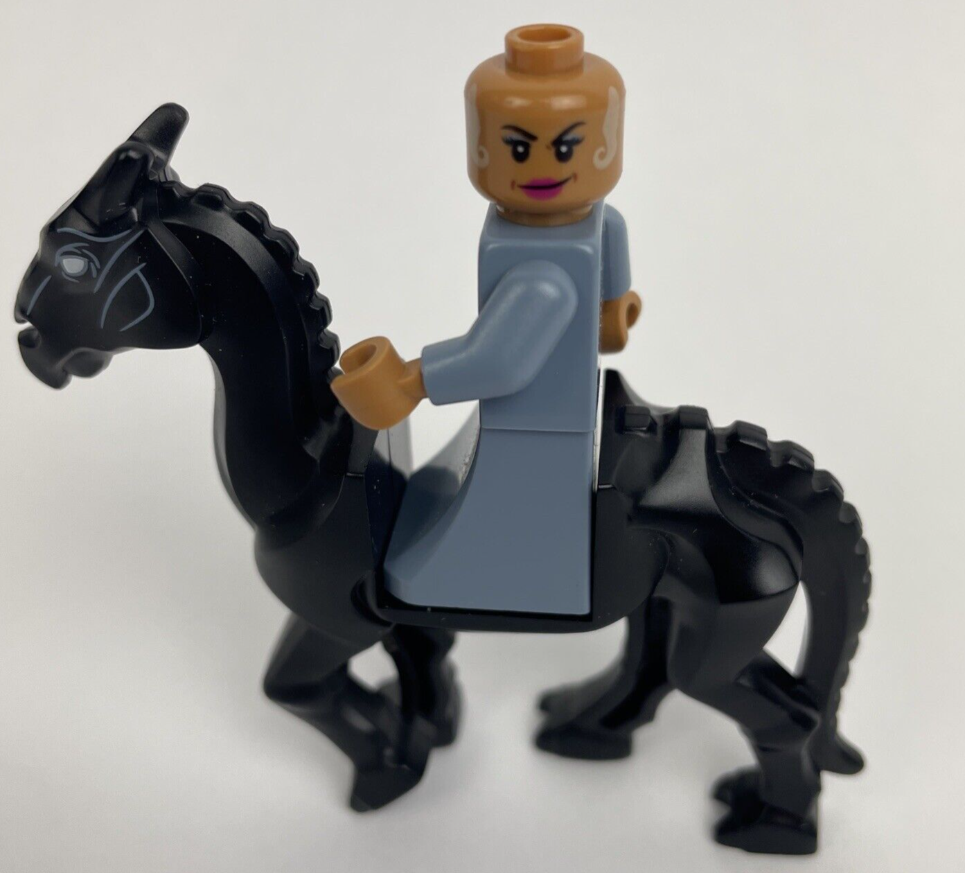 LEGO Minifigure Harry Potter Horse Skeletal Thestral Black Animal w Figure LOOK