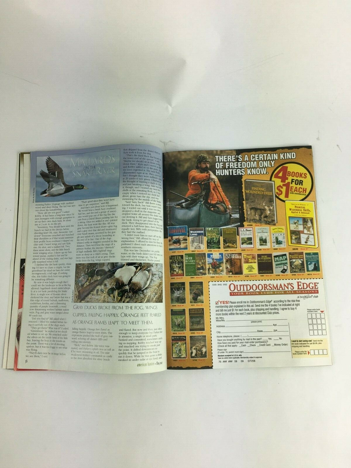 May 2002 American Hunter Magazine Join NRA's Six Winston Cup Race Weekends!