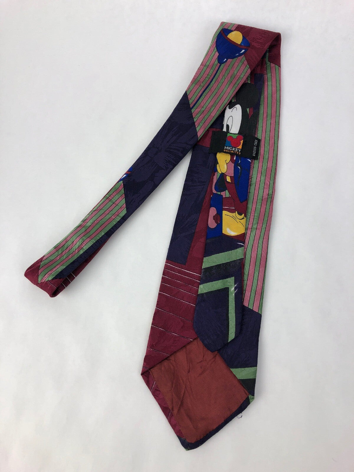 Mickey Unlimited Necktie Tie Mickey Mouse Singing Disney Phone Confused FSTSHP