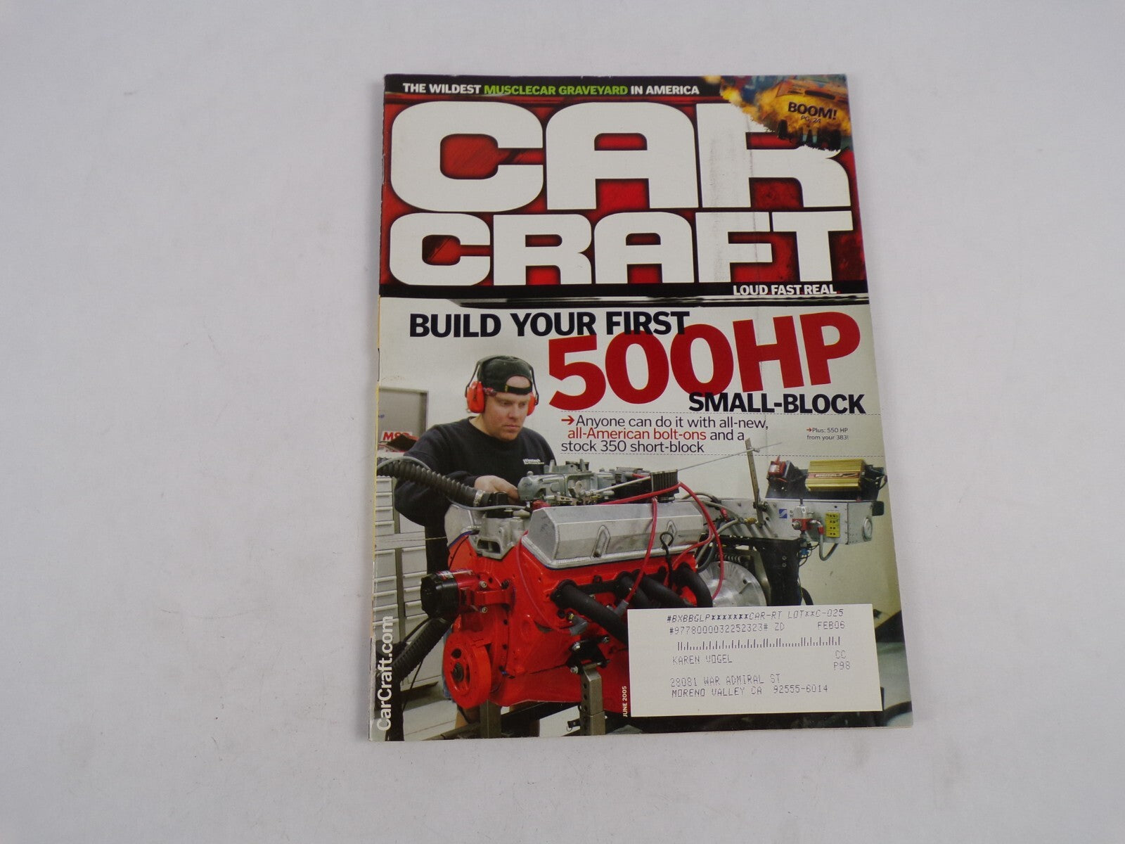 June 2005 Car Craft Build Your First 500HP Small-Block The Wildest Musclecar Gra