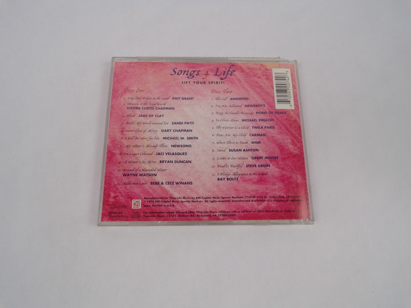 Songs & Life Lift Your Spirit A Heart Like Me Addictive Love Listen To Our CD#63