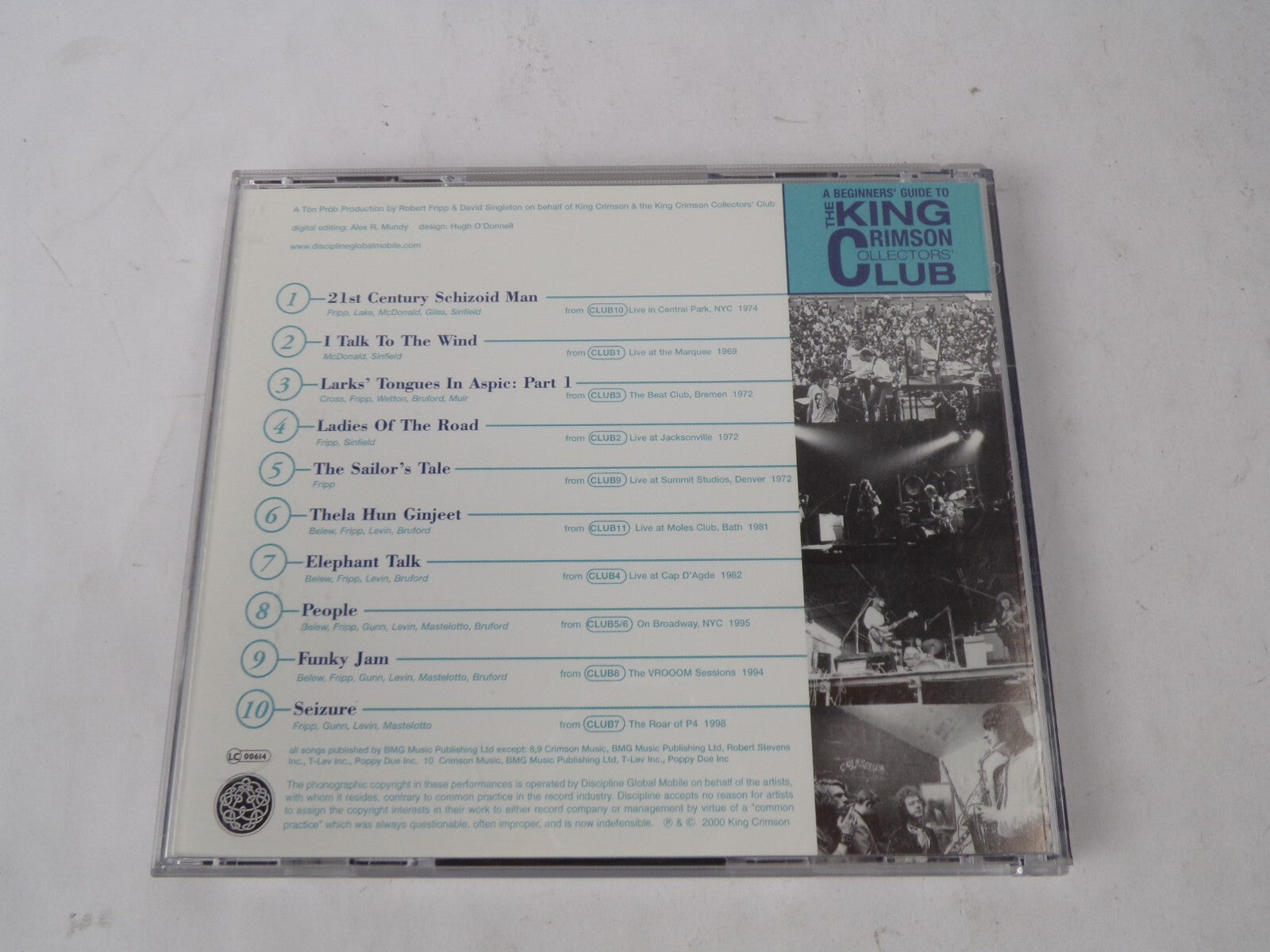 A Beginners' Guide To The King Crimson Collection Club 21st Century SchizoiCD#41