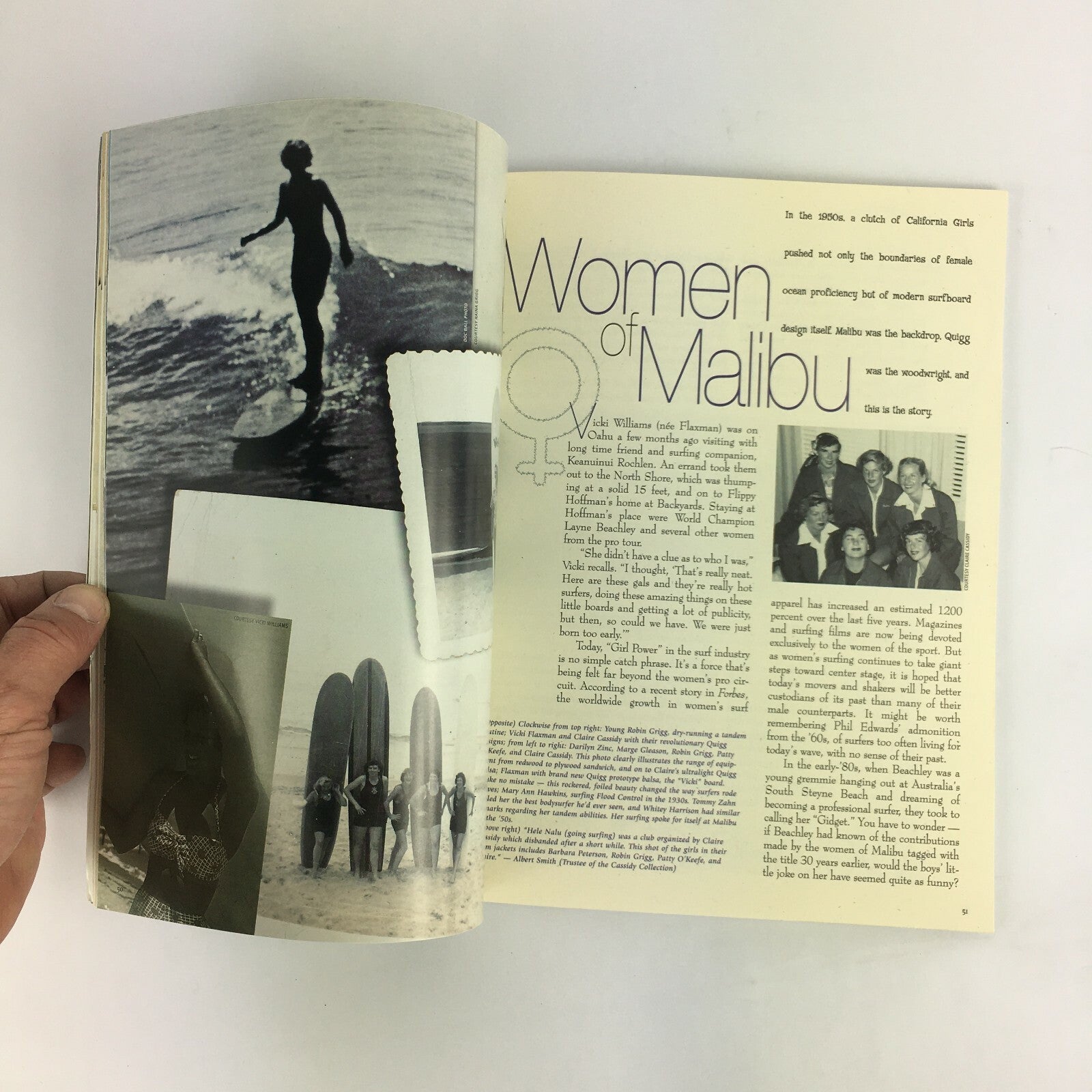 June 1999 Long Board Magazine Malibu Women Surf Collecting A Day in the Life