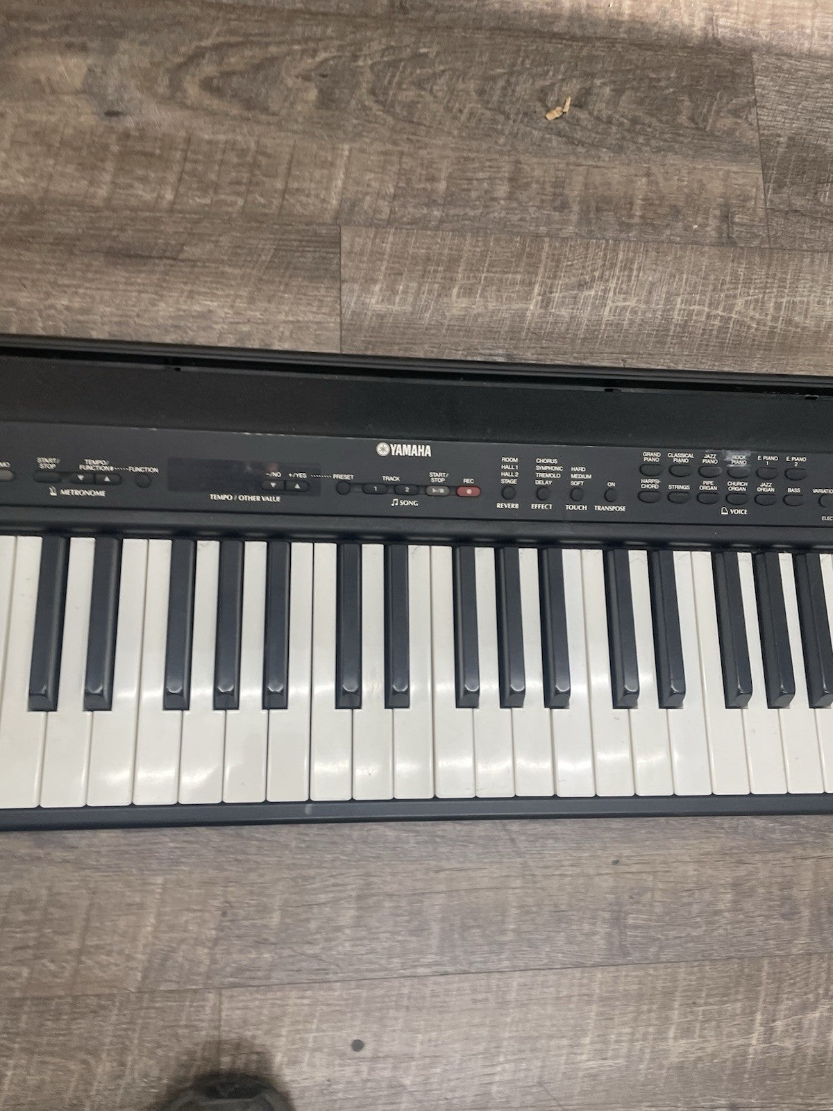 YAMAHA P-80 Electronic Piano Keyboard 88 key Black UNTESTED
