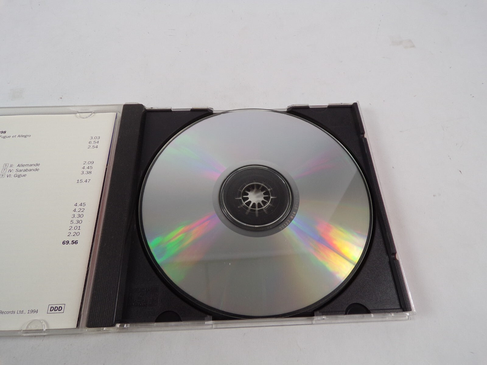 J.S.Bach Julian Bream Chaconne Suite In E Minor Partita In E Major Prelud CD #43