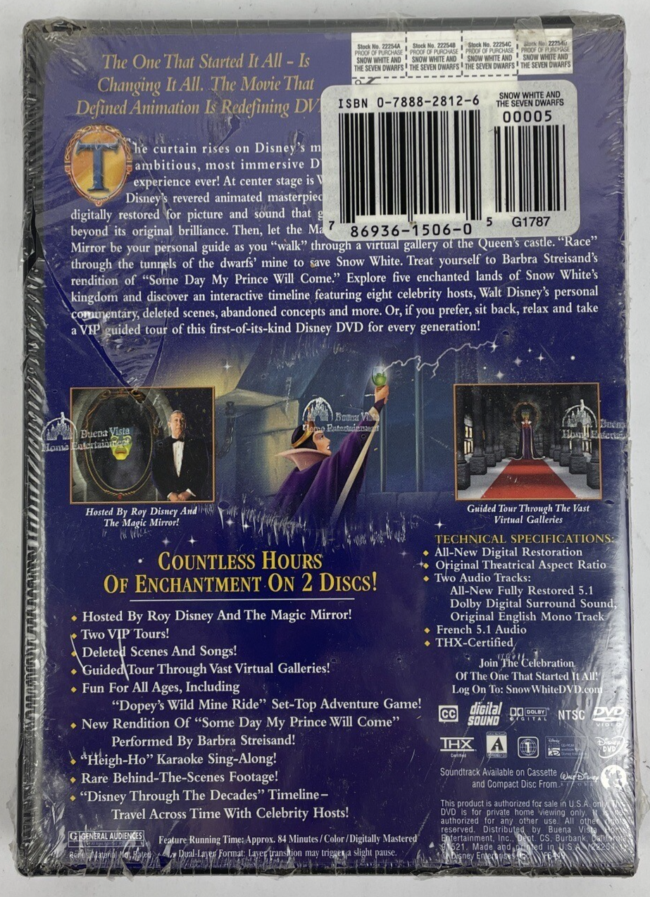 Snow White and the Seven Dwarfs (Disney Special Platinum Edition) Disney Store