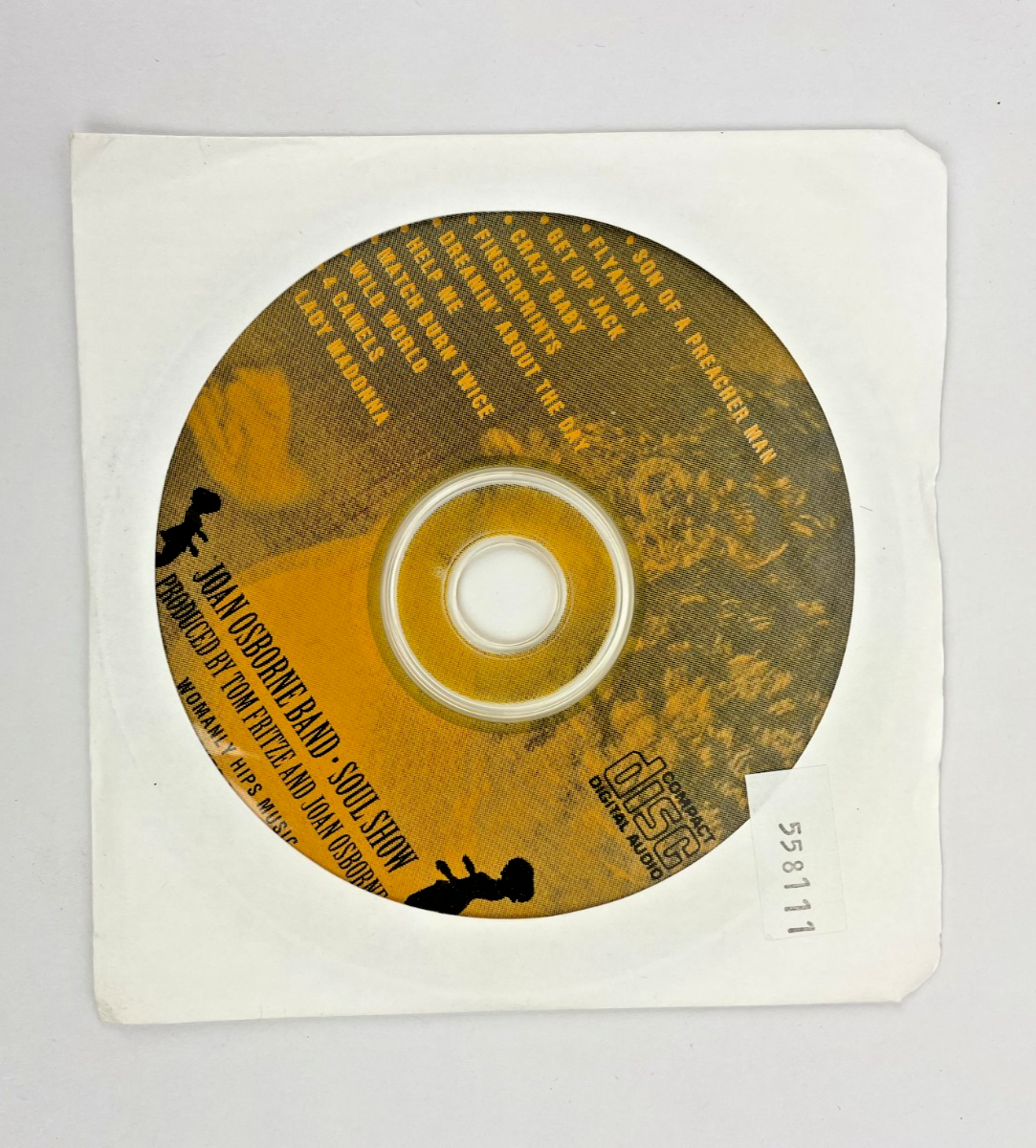 Joan Osborne Band* – Soul Show Digital Audio CD Womanly Hips Records 1991