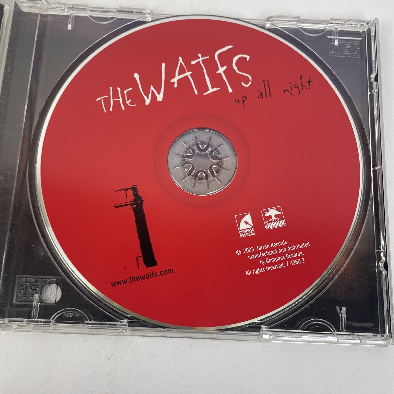 The Waifs, Up All Night, Digital Audio CD 2003 Jarrah Records Promotional Copy