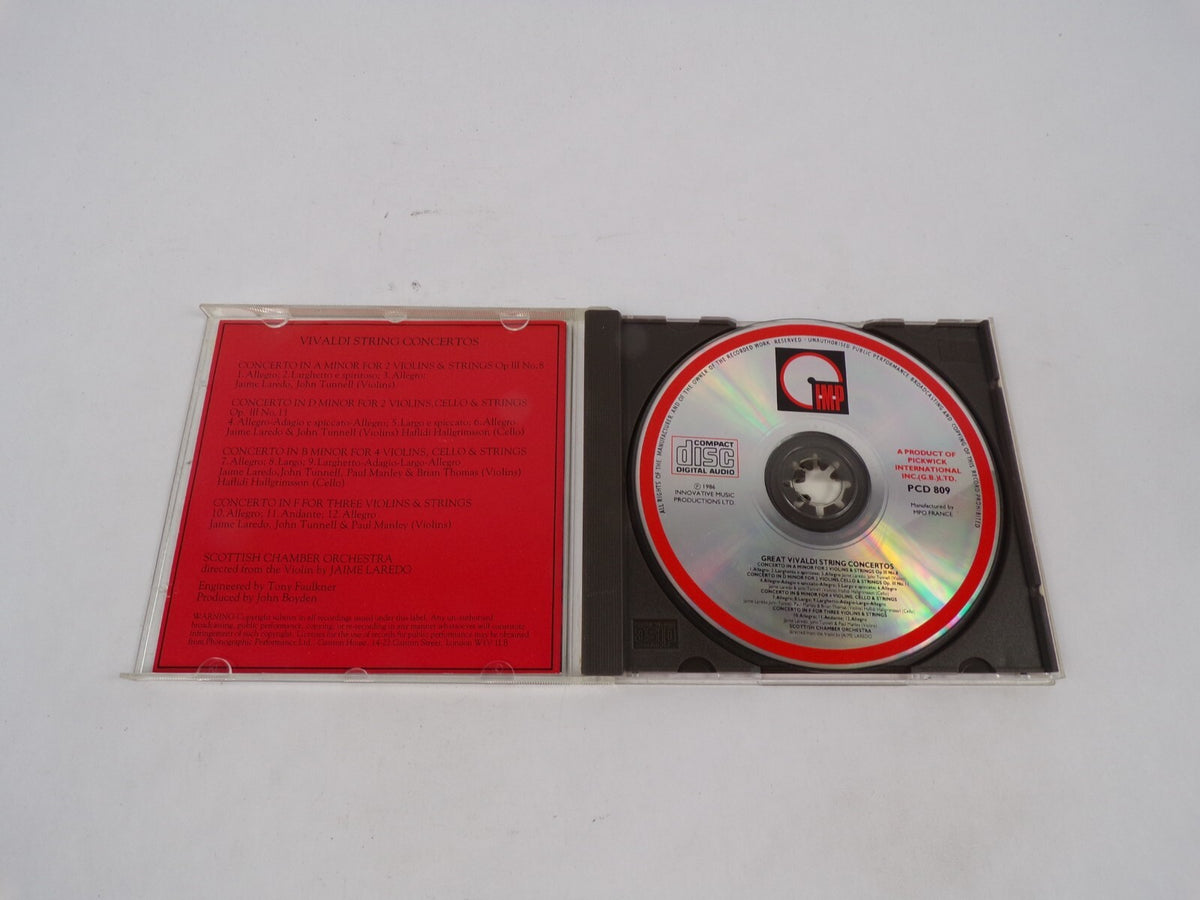 Vivaldi String Concertos Scottish Chamber Orchestra Directed For The ViolinCD#68