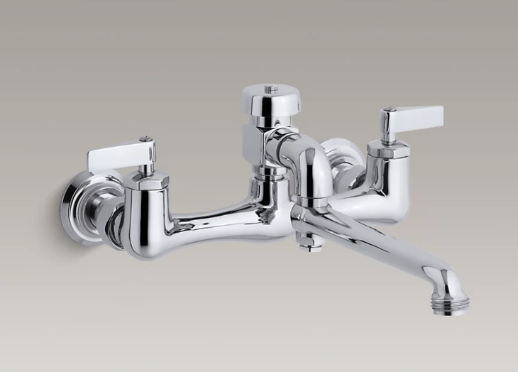 Kohler K-13625-CP Double Lever Handle Service Sink Faucet