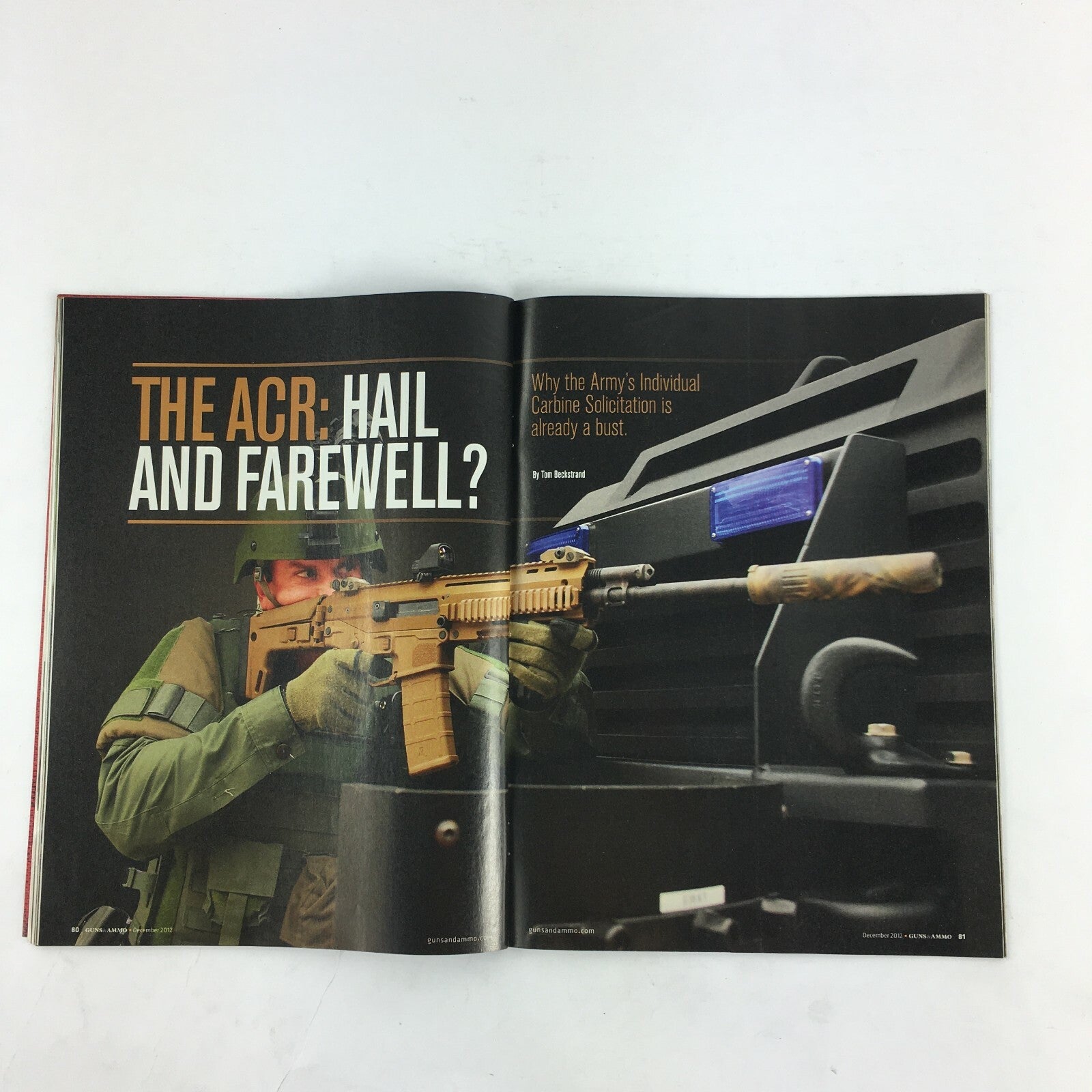 December 2012 Guns & Ammo Magazine 9mm Punch .380 Size Package .36 Colt Navy