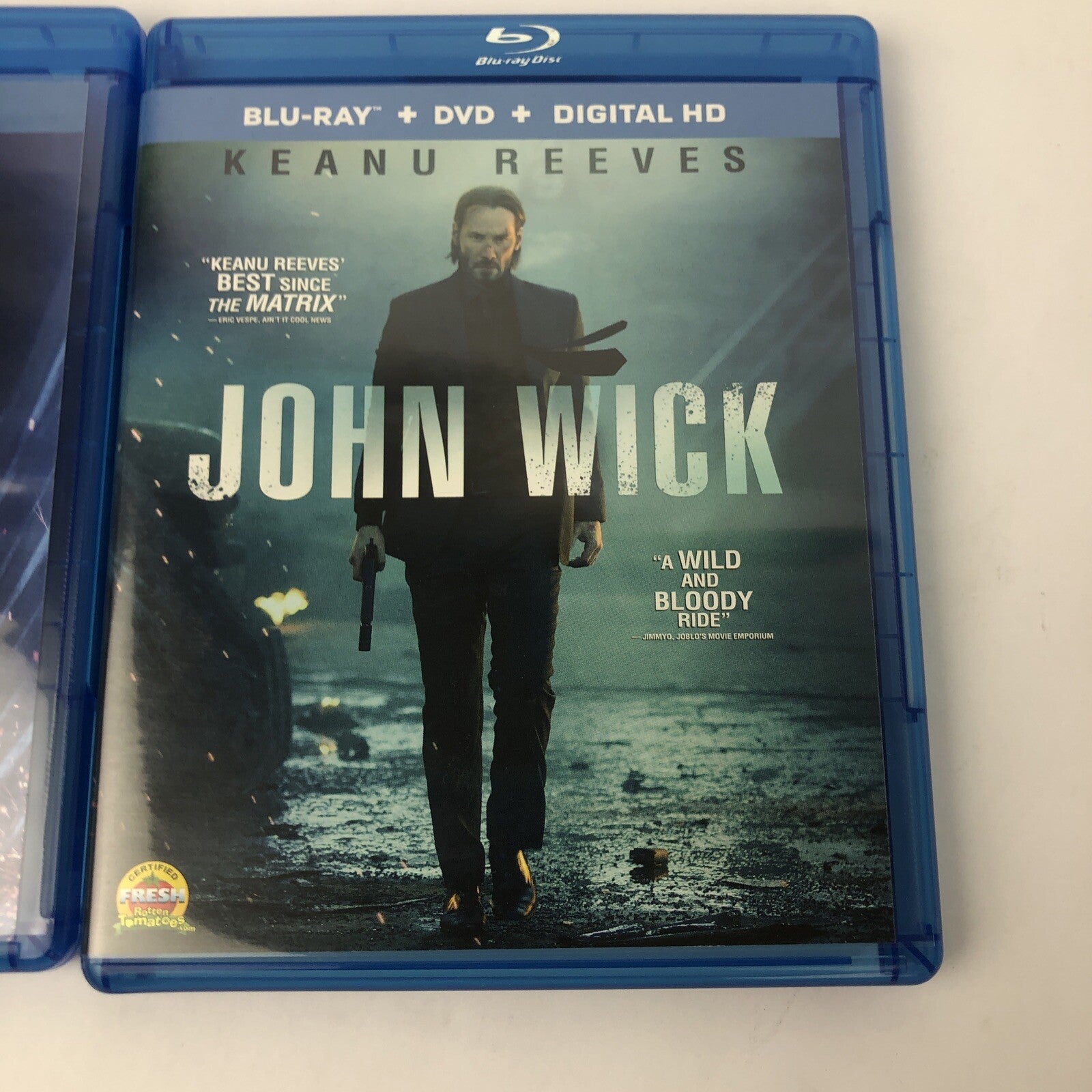 John Wick Keanu Reeves Movies Series 1 Chapter 2 ~ Blue Ray DVD Set Mint Discs
