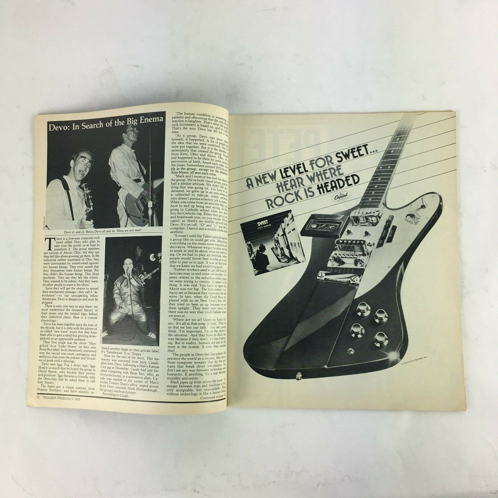 April1978 TrouserPressMagazine Pete Townshend Cops to it: I am the establishment