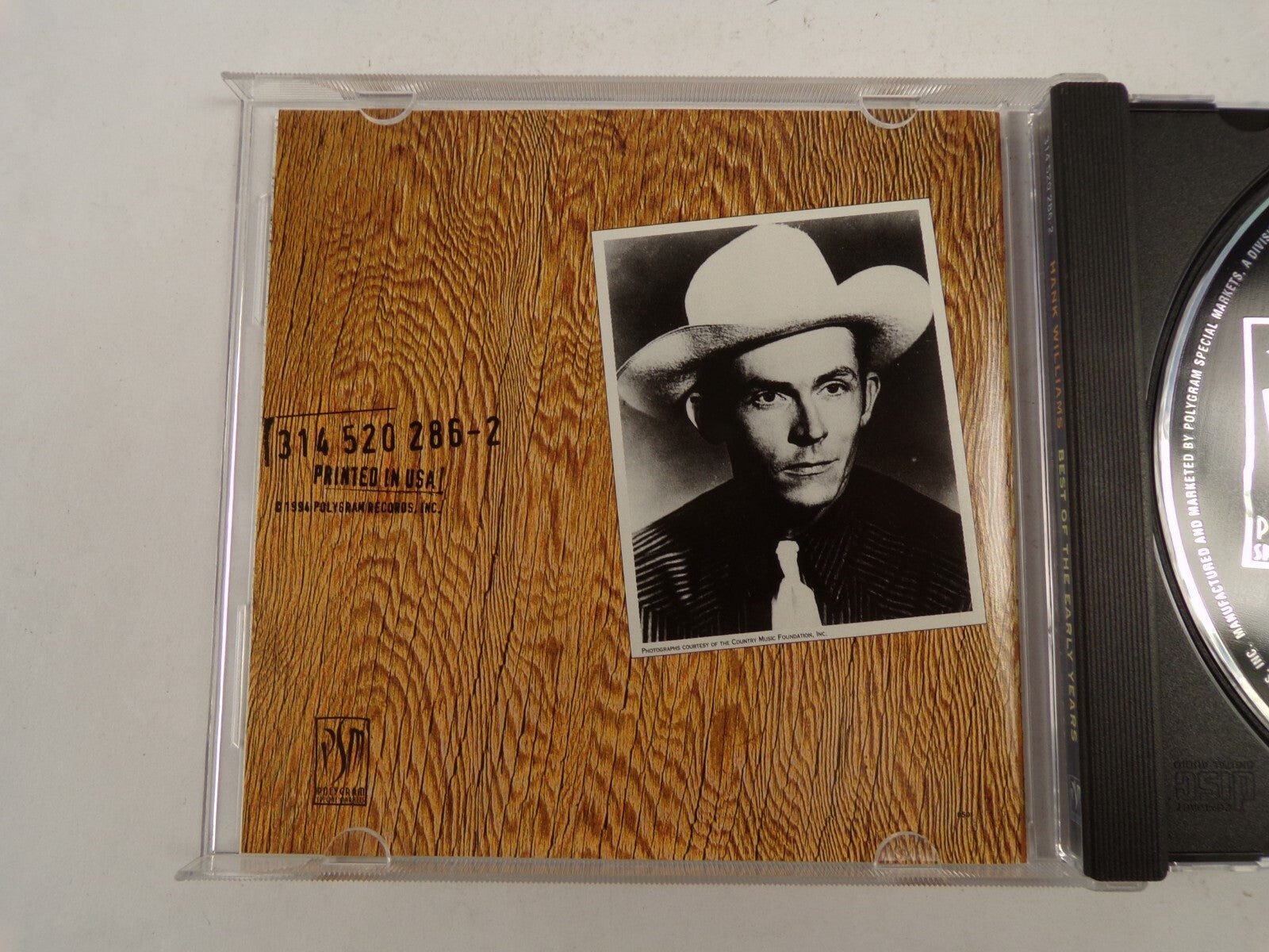 American Legends Hank Williams Honky Tonkin Wedding Bells Lovesick Blues CD#45