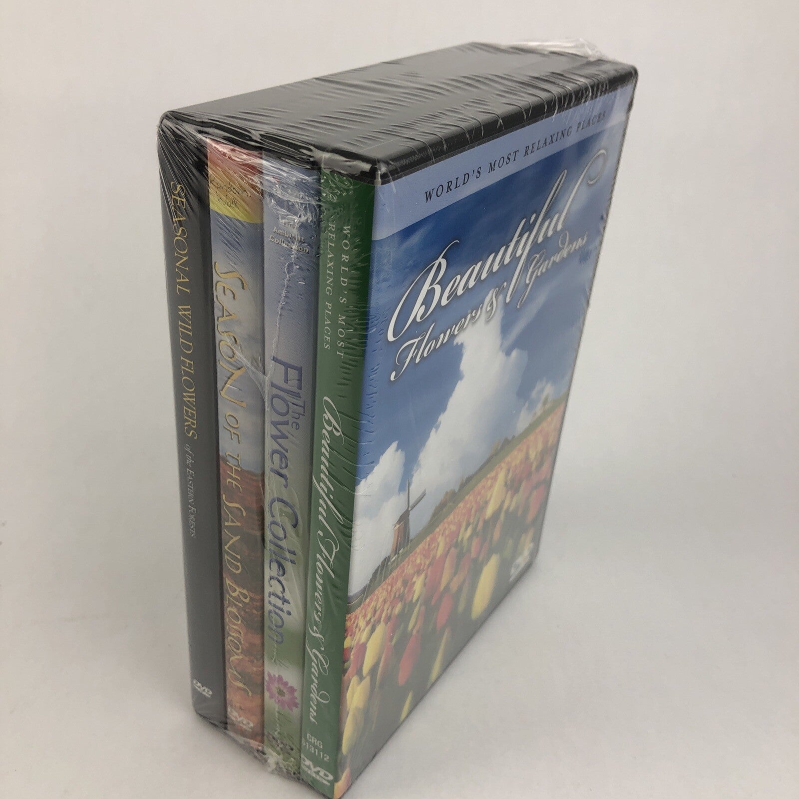 4 X Beautiful Flowers & Gardens Collection DVD Lot Sand Blossoms Wild Flowers