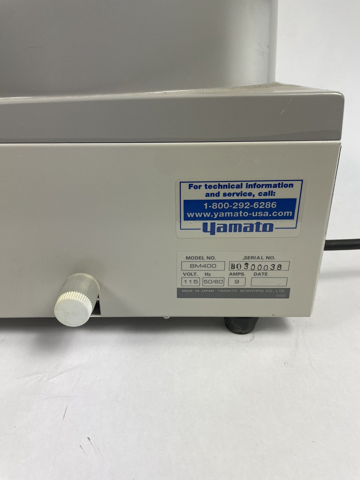 Yamato Scientific BM-400 115V Digital Water Bath 7 Liter Capacity