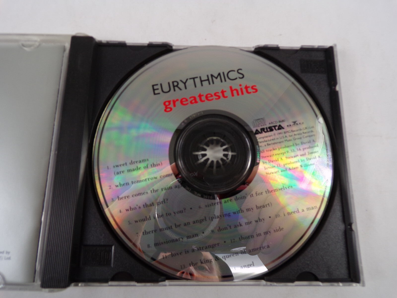 Eurythmics Greatest Hits Sweet Dreams When Tomorrow Comes I Need A man CD#57