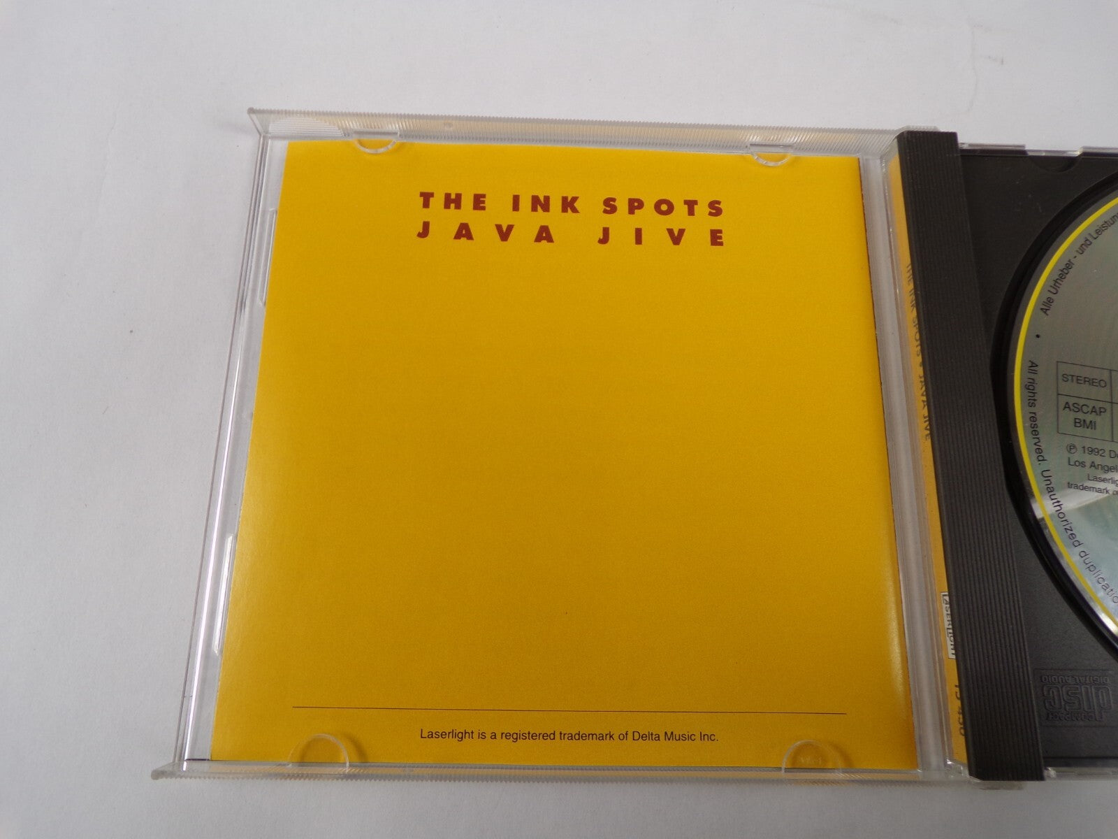 The Ink Spots Java Jive I Love You Truly Stars Fell On Alabama CD#61