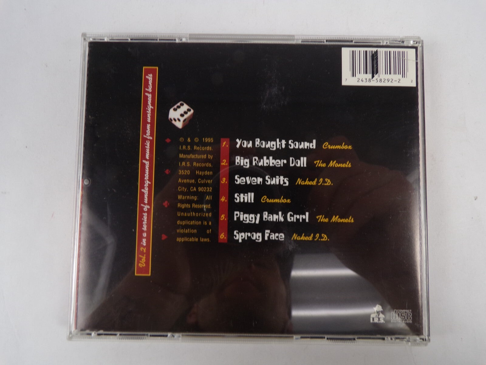 Six Sided Single Vol 2 Seven Suits Still Sprog Face Still Big Rubber CD #30