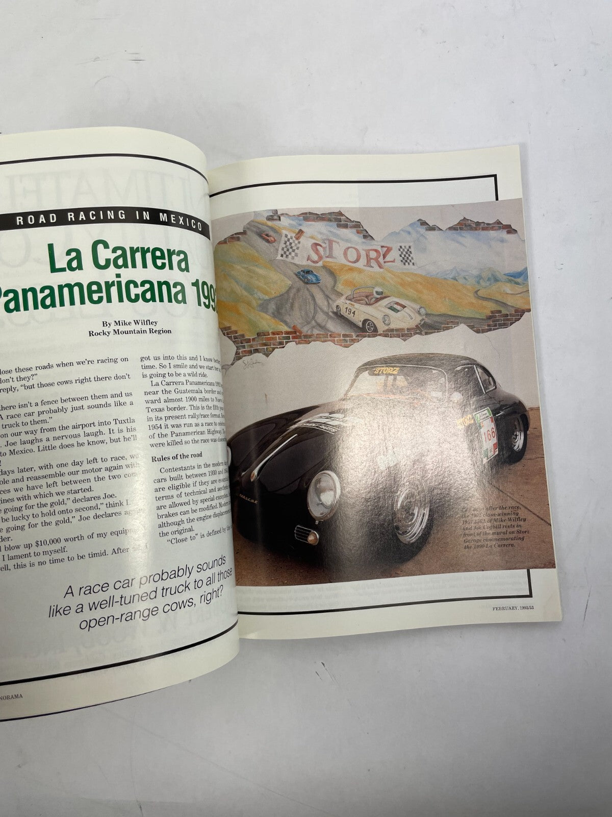 February 1993 Porsche Panorama Magazine La Carrera By Mike Wilfley
