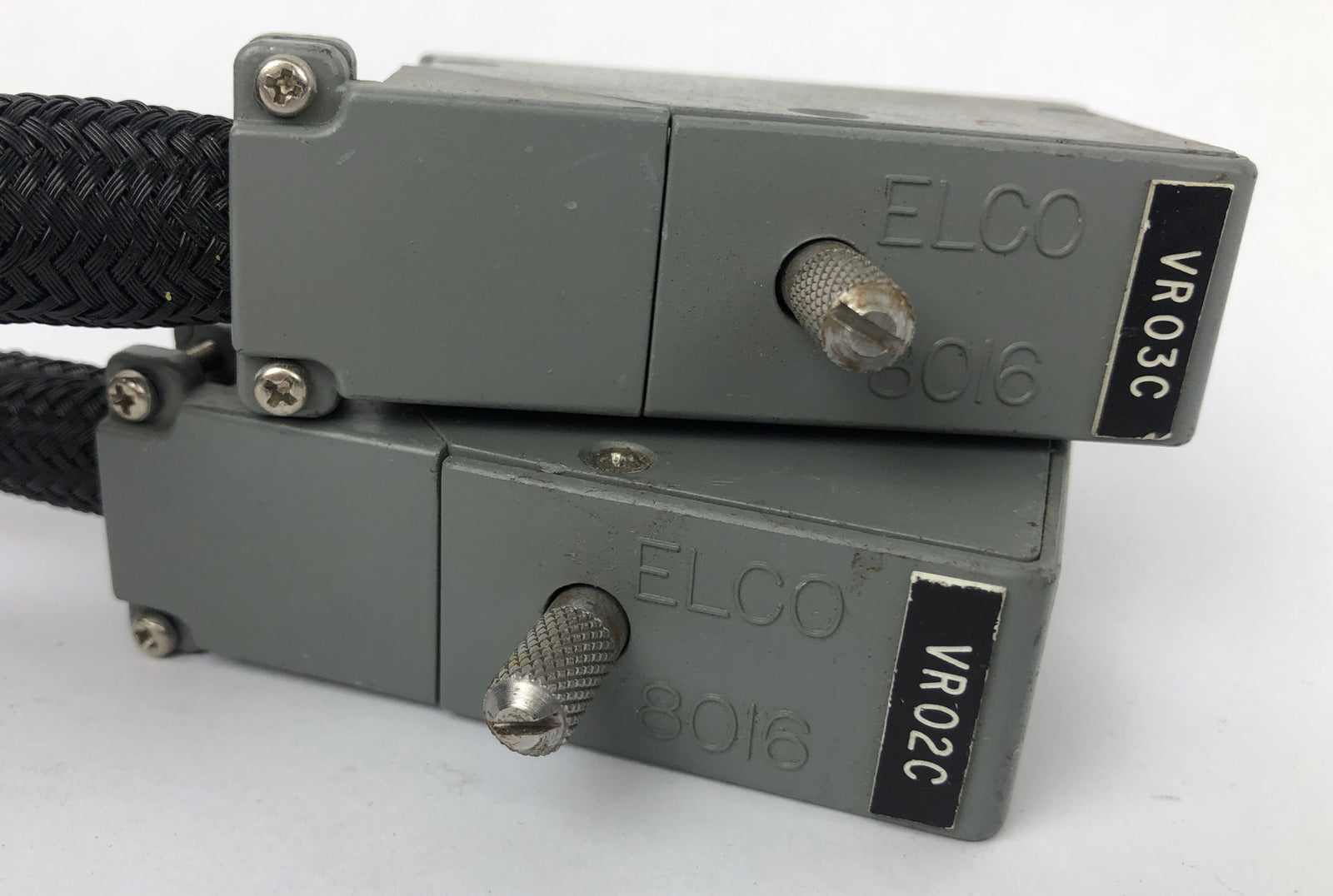 2 x ELCO 8016 Rack And Panel Mated Connectors 56 Gold Contacts Electronics