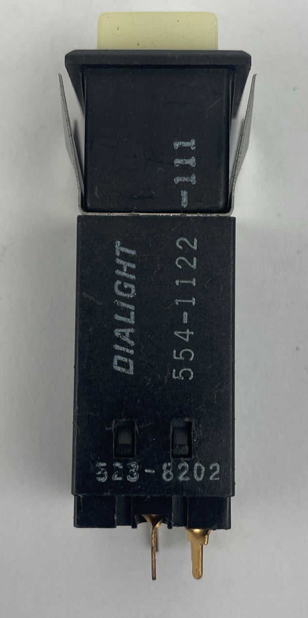 DIALIGHT 554-112-111 SWITCH PUSHBUTTON SPDT 5A 125V - UND LAB INC USA