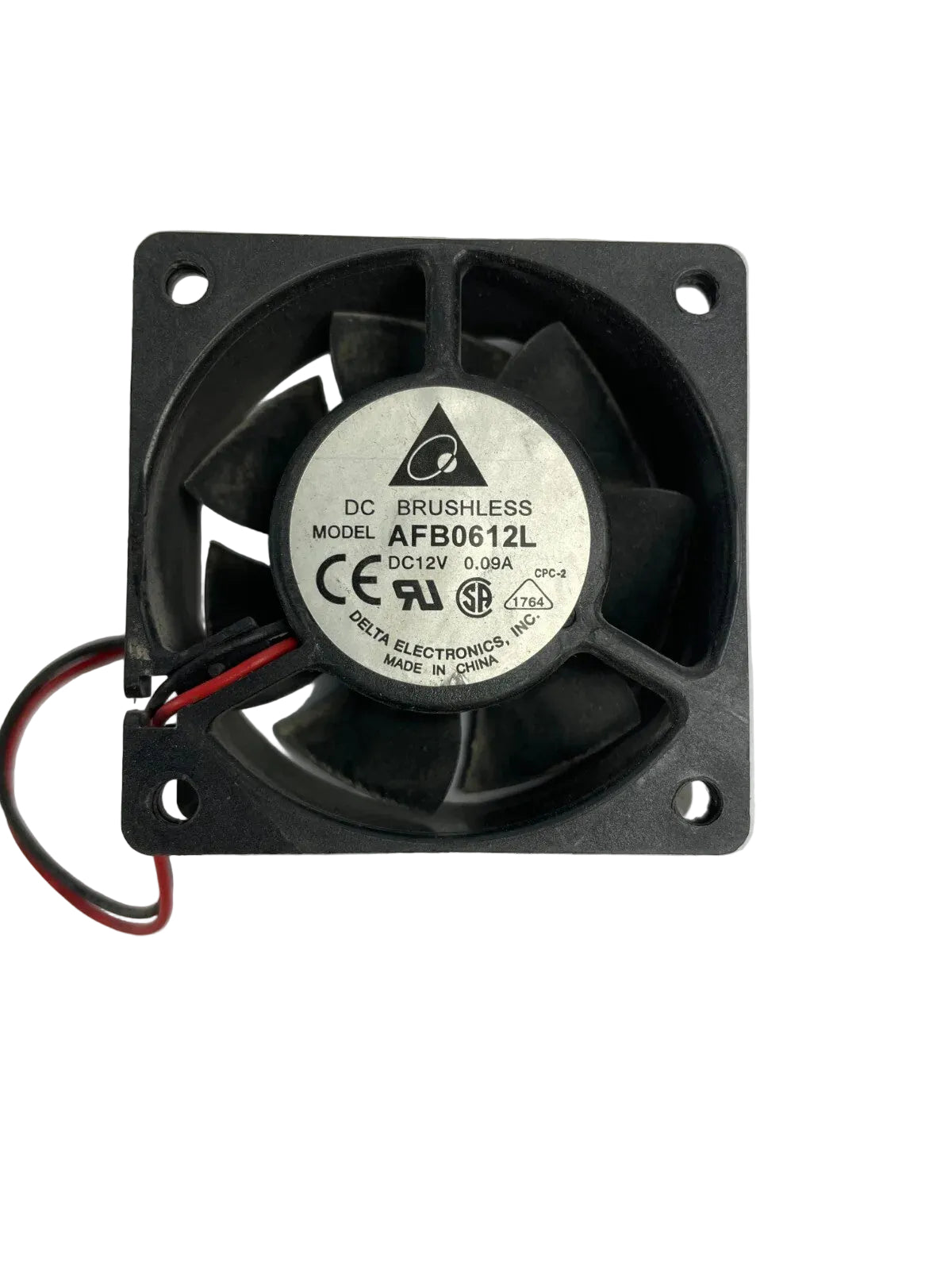 Delta Electronics DC Brushless AFB0612L DC 12/V 2 - Wire CPU Cooling Fan