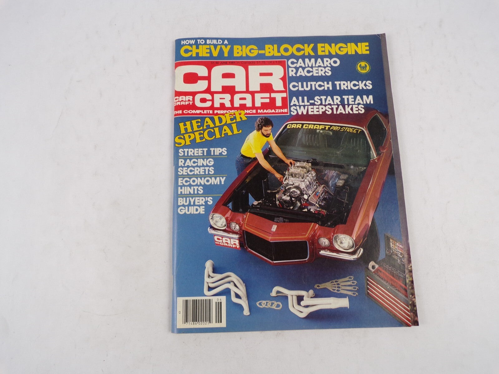 June 1981 Car Craft Chevy Big-Block Engine Camaro Racers - Clutch Tricks All-Sta
