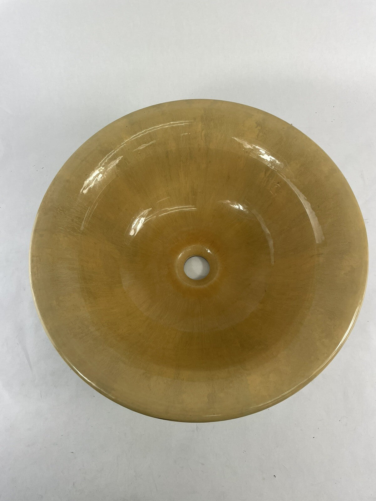 Collection Savane Porcelain Vessel Sink Bowl Bathroom Sink Above Counter Biege