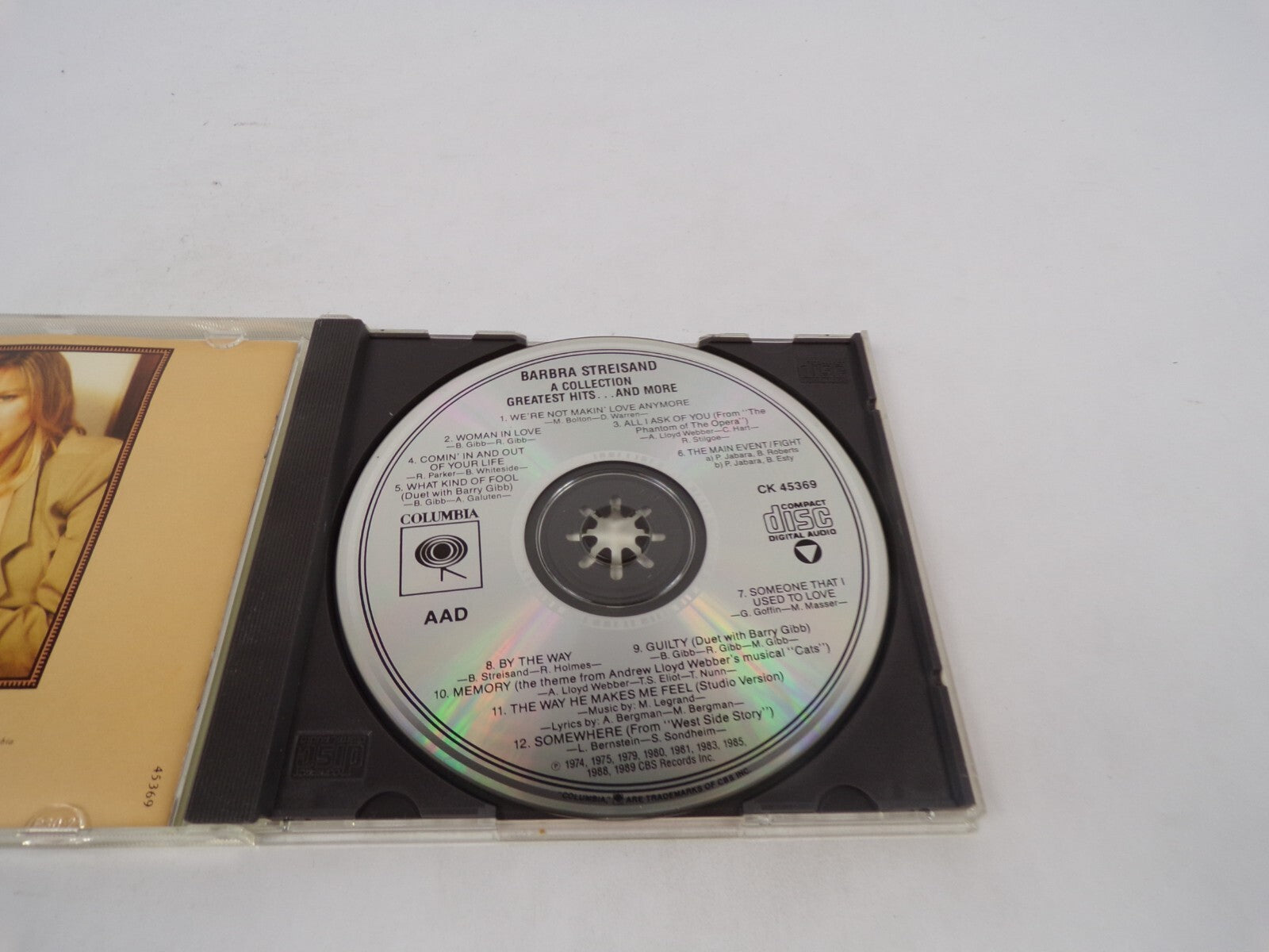 Barbra Streisand A Collection Greatest Hits And More We're Not Makin' Love CD#70