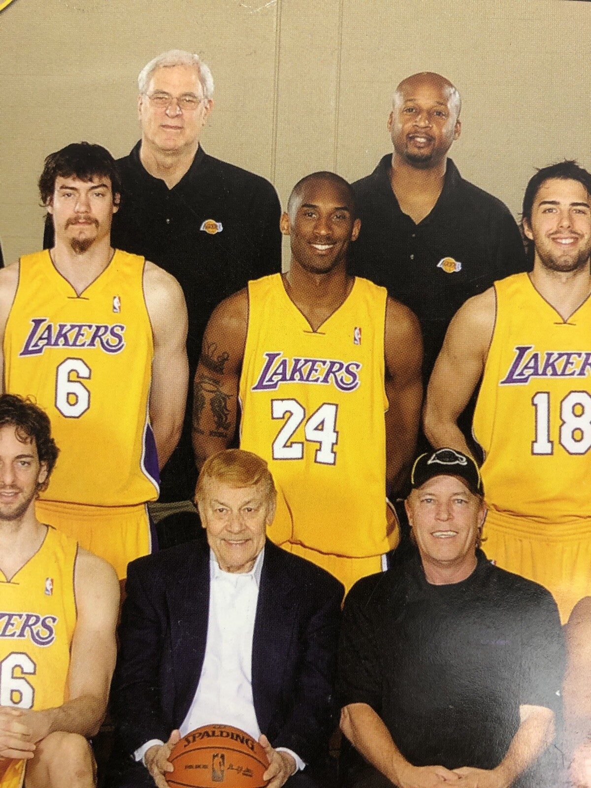 2009-10 LOS ANGELES LAKERS 8X10 TEAM PHOTO BASKETBALL PICTURE NBA LA Kobe Bryant