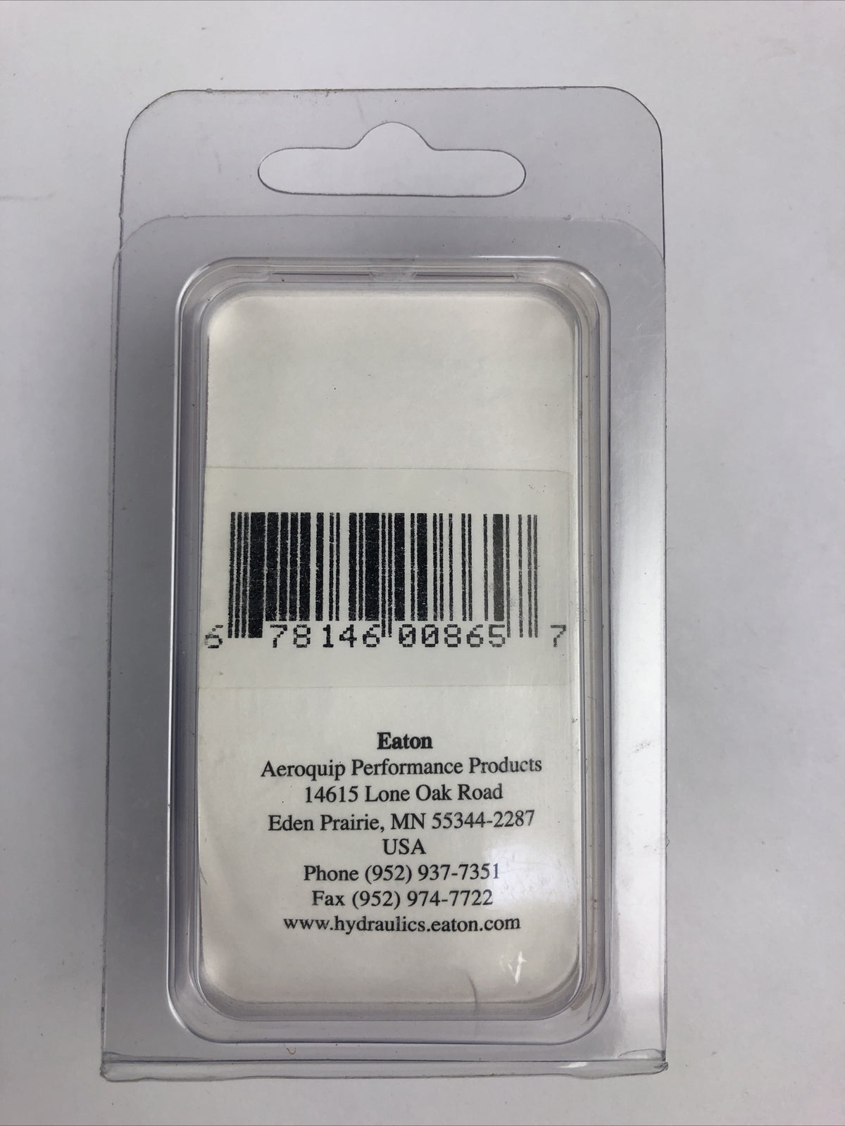 Eaton Aeroquip FCM3741 Aluminum Fitting Cap in Blue Anodized -08AN