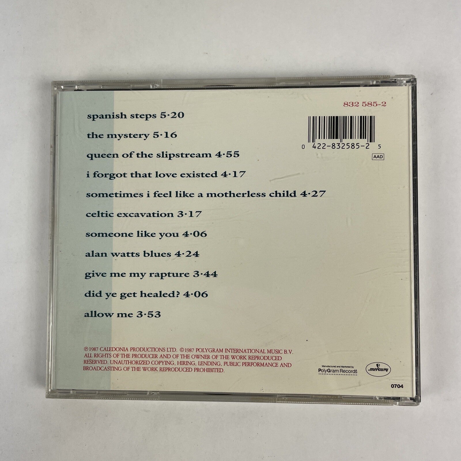 Van Morrison - Poetic Champions Compose CD (1987) #16