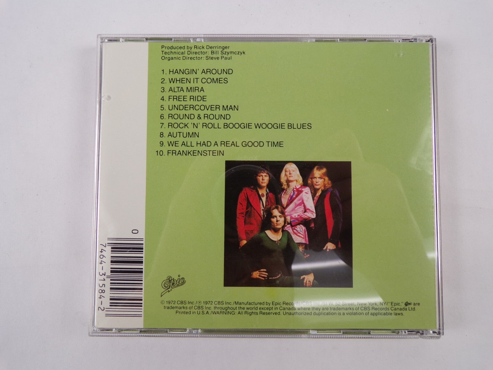 The Edgar Winter Group They Only Come Out At Night CD #18